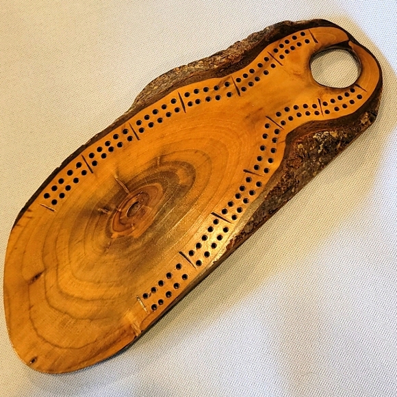 Artisan Made Raw Edge Unique Custom Cribbage